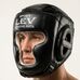 Шолом тренувальний закритий Lev sport шкіра (1305-bk, чорний)
